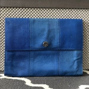 Club Monaco Blue Clutch Bag